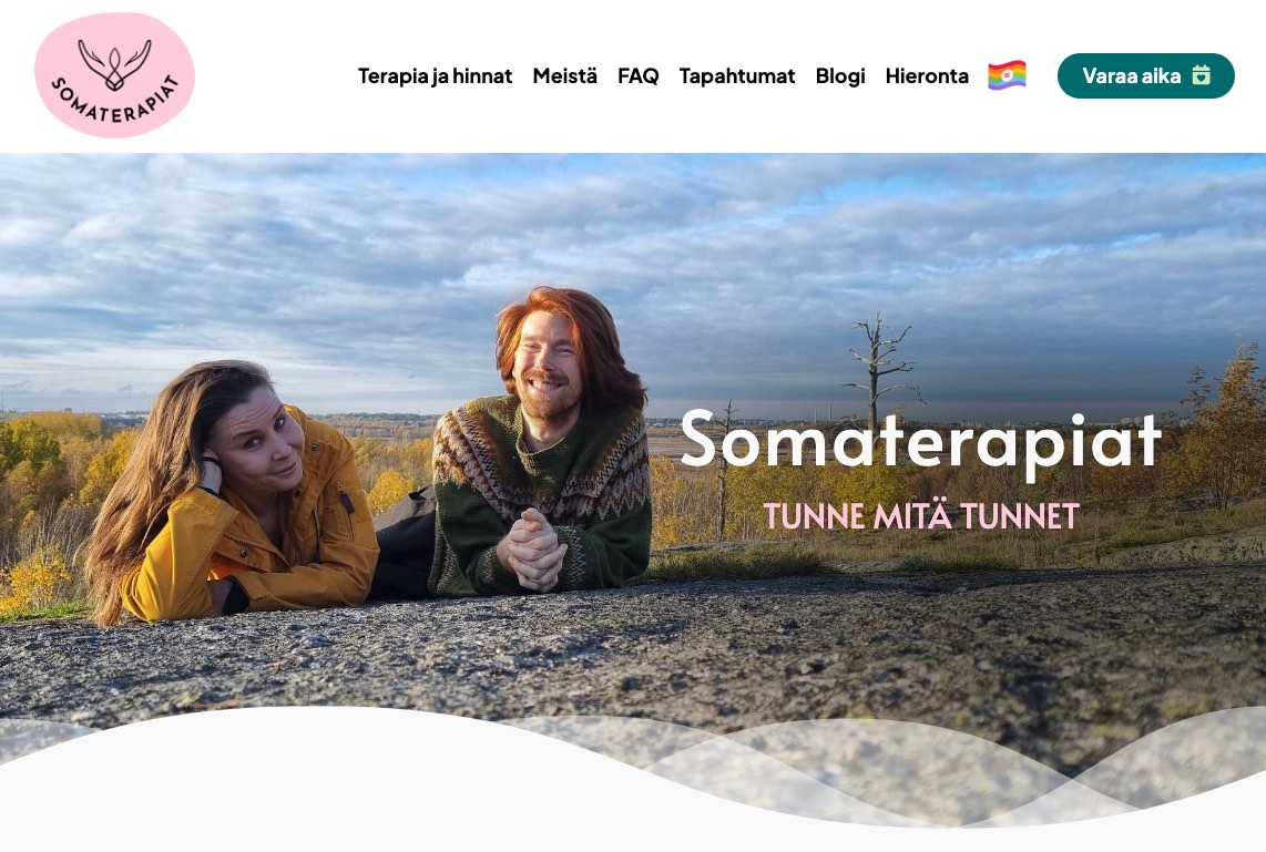 terapeutti nettisivut Somaterapiat